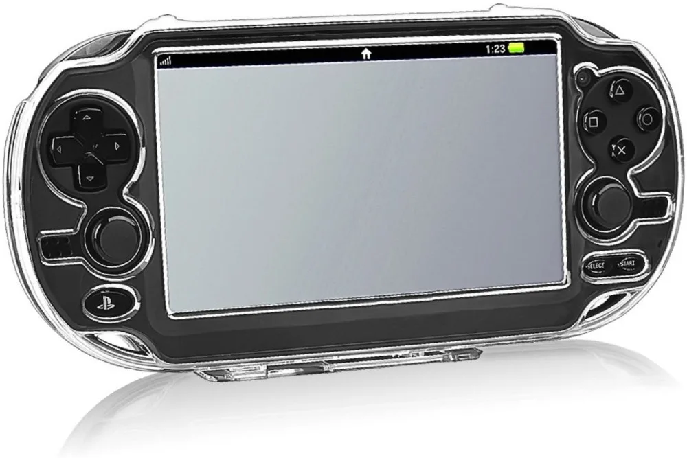 Прозрачный Кристальный защитный жесткий чехол для Playstation PS VITA 1000, подходит только для овальной кнопки запуска и выбора