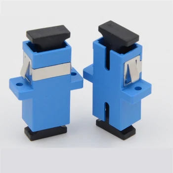 

100PCS/lot Fiber Optic Adapter High Quality SC/UPC Simplex Singlemode SC Fiber adapters Fiber Optic Coupler