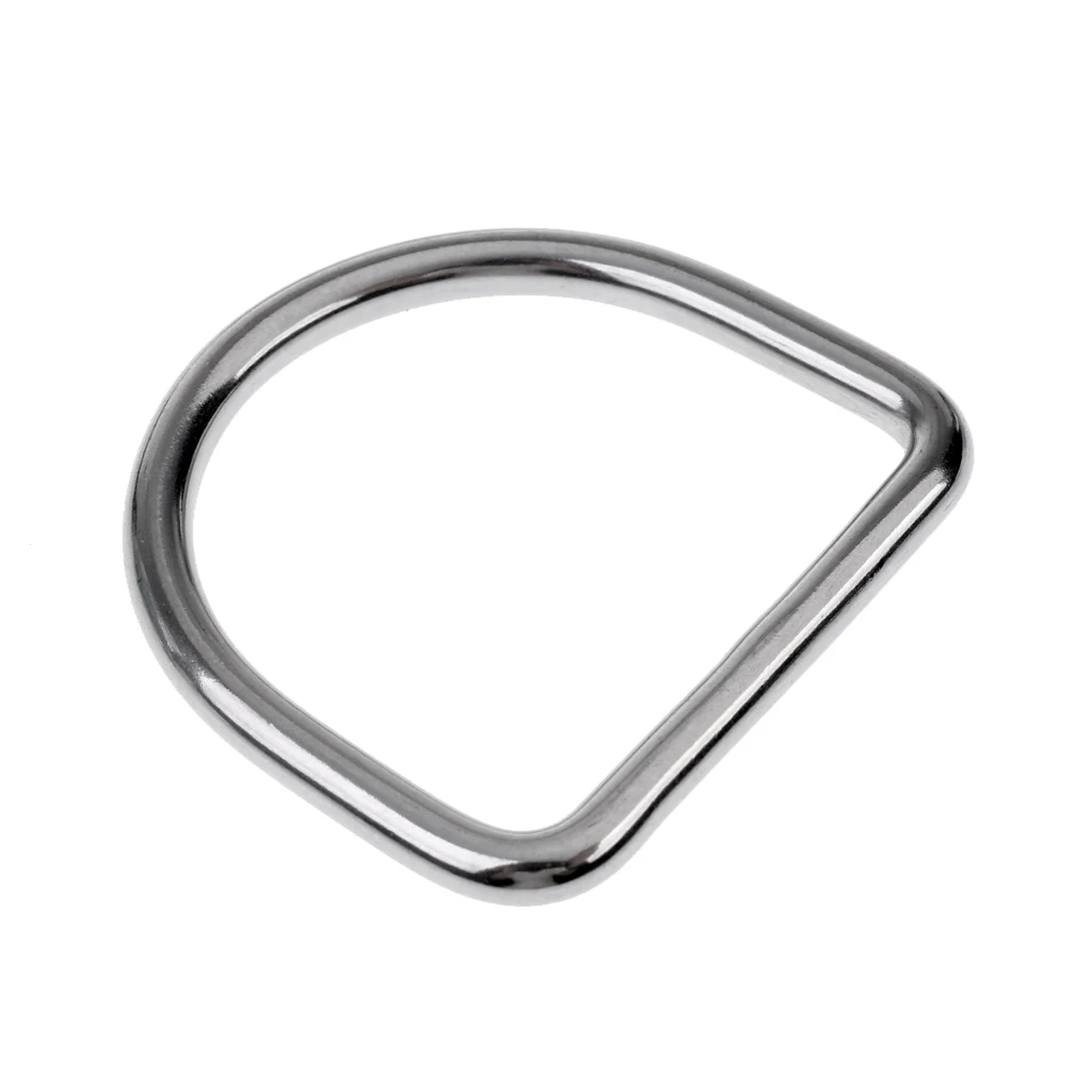 Scuba Diving Dive 316 Stainless Steel D Ring for 2''/5cm Weight Belt Webbing Harness Side Mount Gear Accessories