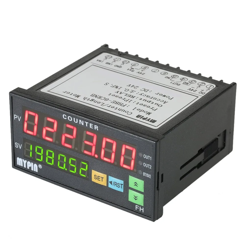 Industrial Digital Counter Number Counter Meter 6-Digit Display with Relay tops 