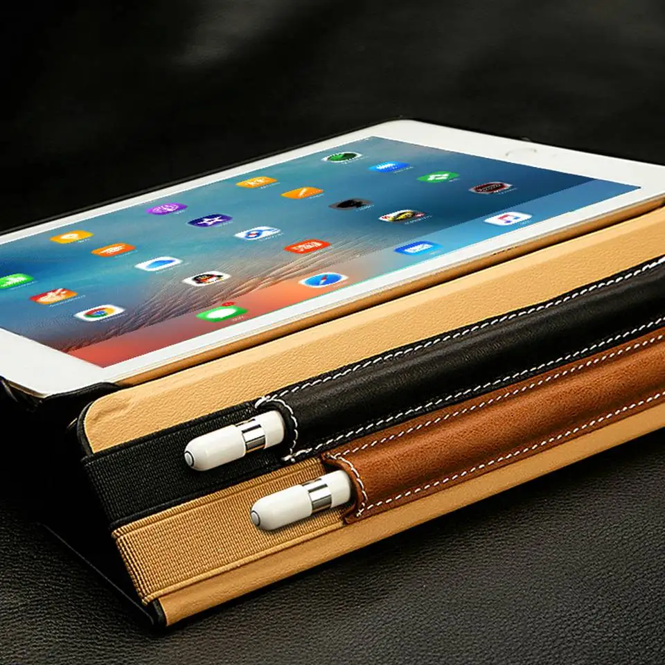 Jisoncase ручка рукав для Apple пенал натуральная кожа iPad сенсорная Pro 9 7 10 5 12 дюймов без