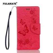 Чехол-книжка FULAIKATE для lenovo Vibe C2, тисненая задняя крышка-бабочка, чехол-кобура для lenovo C2 k10a40 Mt, кожаный чехол-подставка s