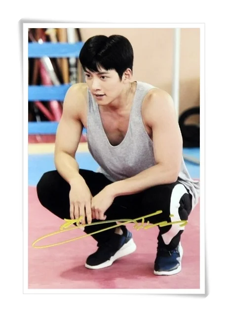 ji chang wook autographed the k2 signed photo 4 6 inches new korean