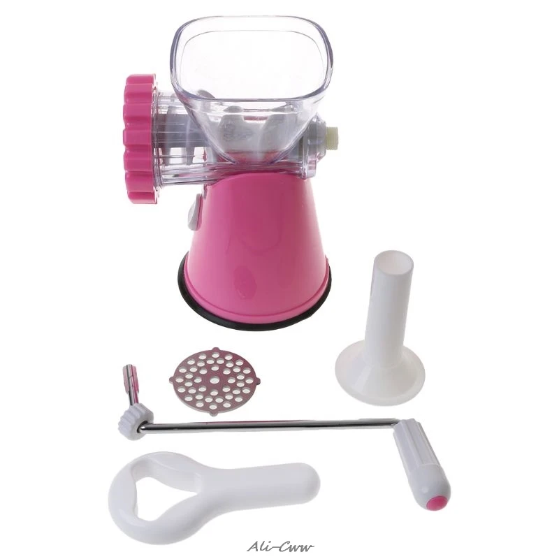 

1 Set Multifunctional Household Manual Meat Grinder For Mincing Meat Vegetable Spice Hand-cranked Mincer Sausage Kitchen Tools