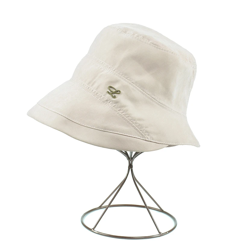 Женская шляпа от солнца, дизайнерская Летняя Пляжная хлопковая шляпа с цветком, шляпа для рыбаков, Солнцезащитная шляпа для рыбалки, шапка для девочки - Цвет: pink