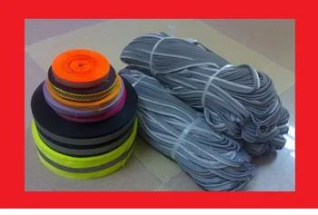 

High light Clothes side whipstitch reflective strip Cloth reflective rope reflective serging reflective packet sideband