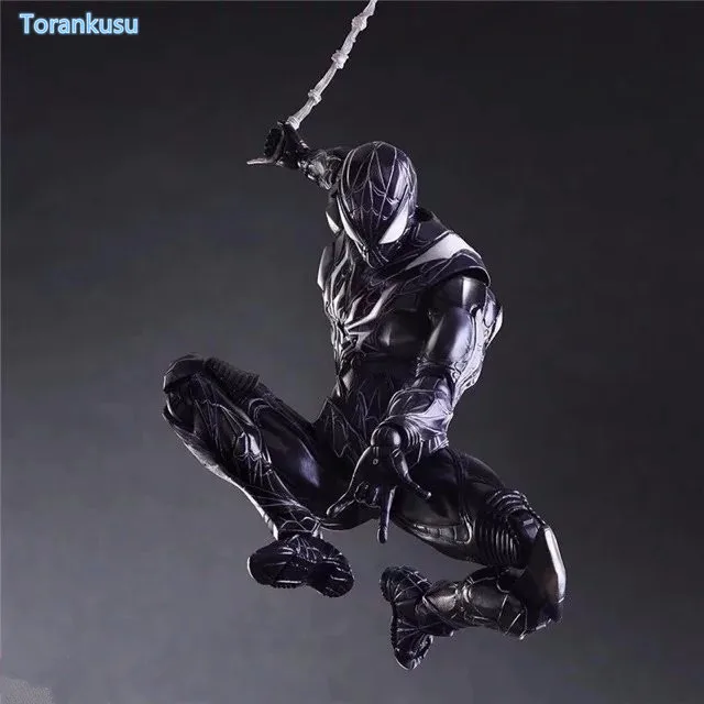 Человек-паук экшн-фигурка Play Arts Kai Spider-Man Evil Ver. ПВХ фигурка игрушки Аниме Человек-паук Питер Бенджамин Паркер модель PA28