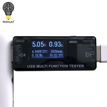 

WAVGAT USB tester DC voltage and current detection QC2.0 3.0 power bank charger indicator DC Digital voltmeter amperimetro cur.