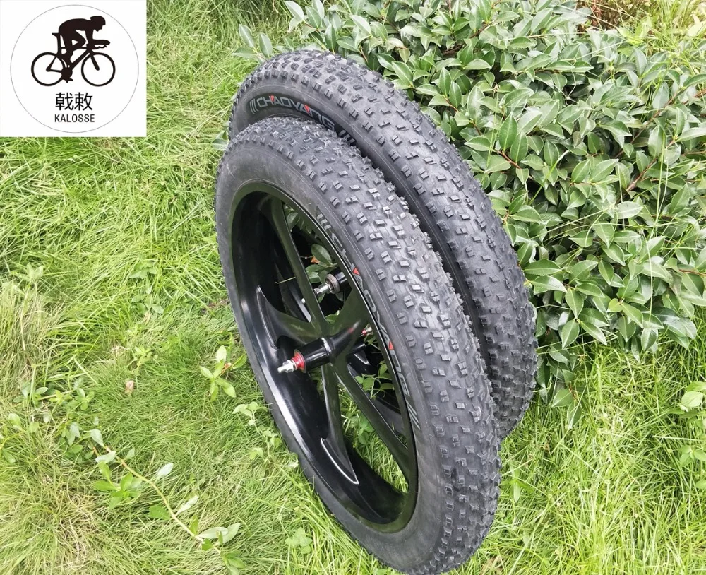 Kalosse колеса для Fat bike, пляжные колеса для горного велосипеда, 7/8/9/10S кассета, 26*4,0 шины для снежного велосипеда, целые колеса