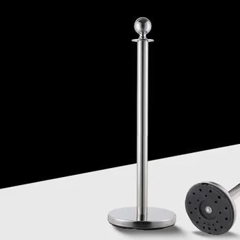

Stainless steel greeting queue column, hotel welcome concierge column, rod fence, round head guardrail, tire repair tool