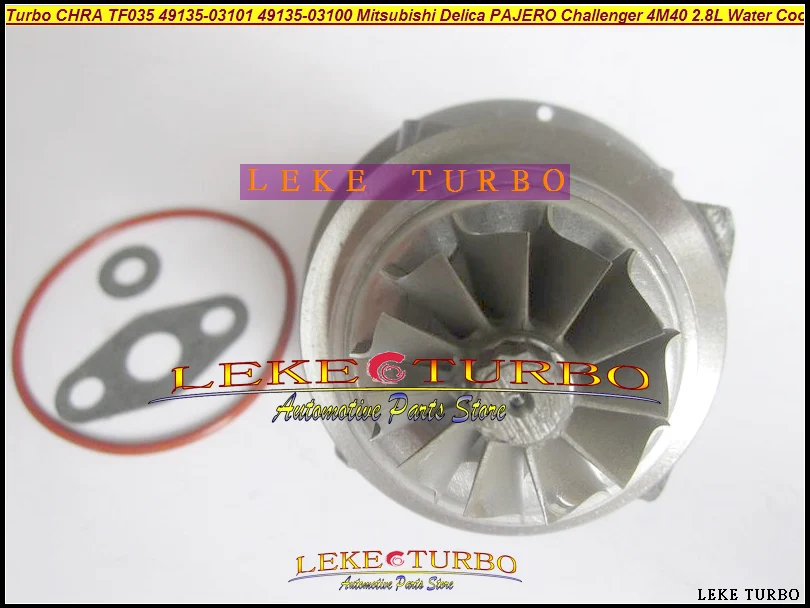 Water Cooled Turbo Cartridge CHRA TF035 49135-03101 49135-03100 49135-03110 For Mitsubishi PAJERO Delica 2.8L 4M40 