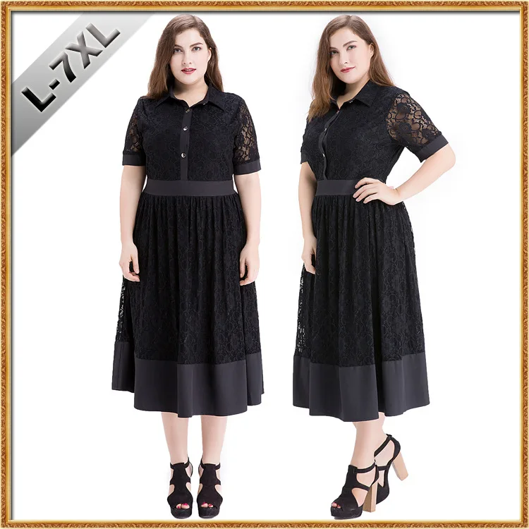 Women Summer Elegant Retro Stretchy Cocktail Bodycon Dress Plus Size
