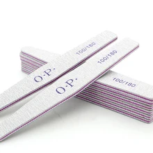 100/180 爪やすりブロックバッファペディキュアマニキュアルジェルポリッシャーマニキュアファイル美容ツールプロの爪やすりツー(China)