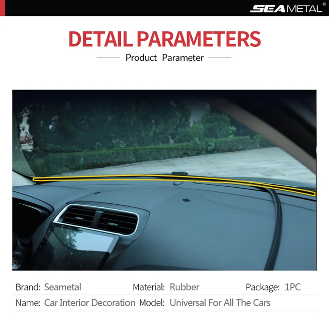 Striscia Di Tenuta Per Auto 1.6m - Antipolvere E Insonorizzazione Per Cruscotto E Parabrezza - Foto 4