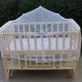 

Baby Cradle Bed Mesh Mosquito Nets Baby Breathable Mosquitos Nets Portable Crib Netting For Infant Baby Cradle Baby Mosquito Net