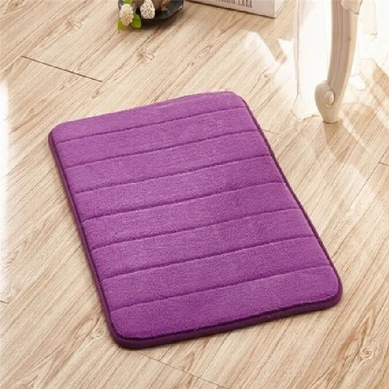 60X40 см Memory Foam мягкий коврик для ванной комнаты в спальню коврик для ванной с Нескользящая стелька моющийся сильное водопоглощение - Цвет: As Photo Show