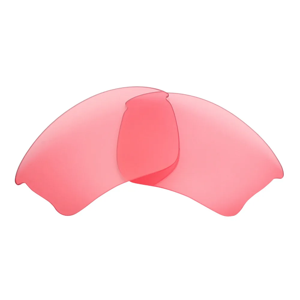 

2 Pairs SNARK Replacement Lenses for Oakley Half Jacket XLJ Sunglasses Silver Titanium & HD Pink