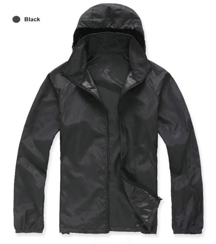 New Men's Quick Dry Skin Jackets Women Coats Ultra-Light Casual Windbreaker Waterproof Windproof Brand Clothing SEA211