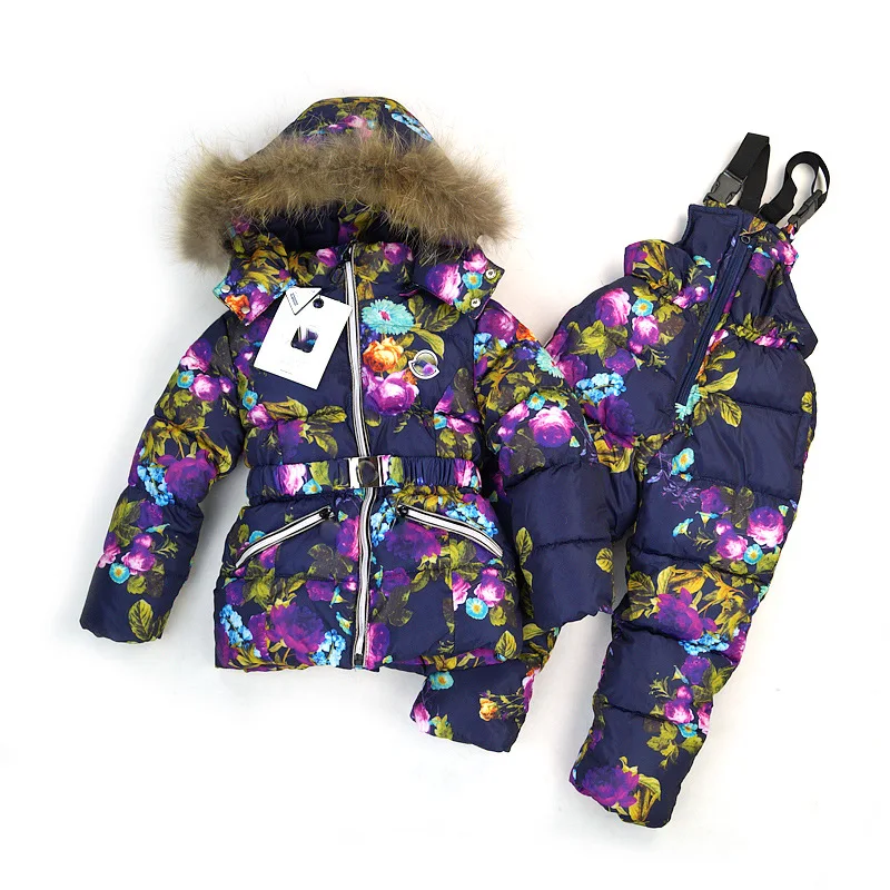 

new WINTER FASHION GIRL WEAR WARM SKIING JACKETS AND PANTS SETS 17-47