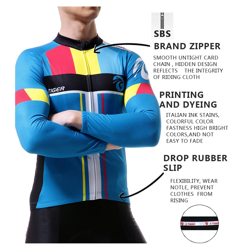 X-Tiger зимние велосипедные футболки с длинным рукавом велосипедная одежда Maillot Ropa Ciclismo Invierno Man термальная флисовая велосипедная одежда