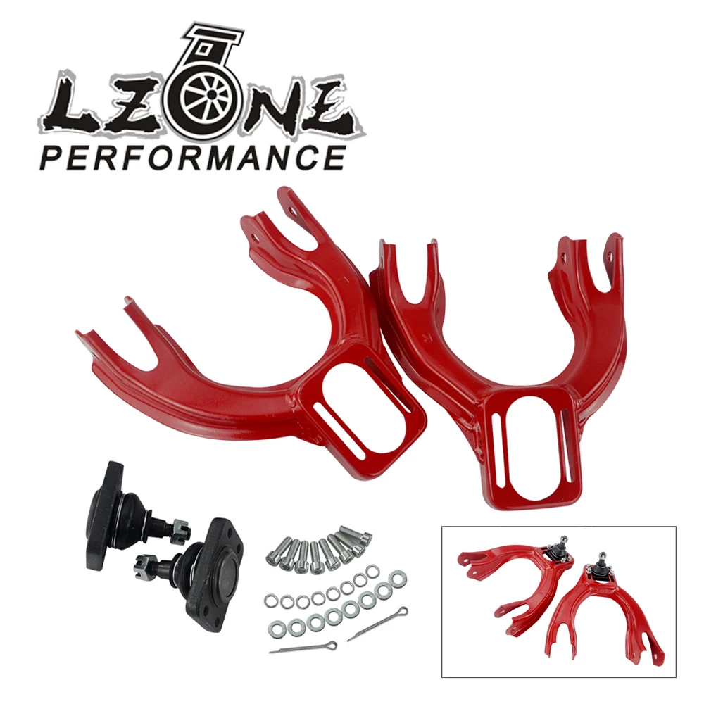 LZONE-регулируемый (L &amp R) передний верхний рычаг управления Camber комплект для HONDA CIVIC