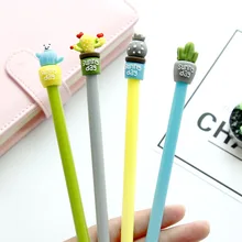 Hello солнечный день милый гелевая ручка с кактусами 0,5 мм черные чернила прекрасные студенты написания канцелярские подарок
