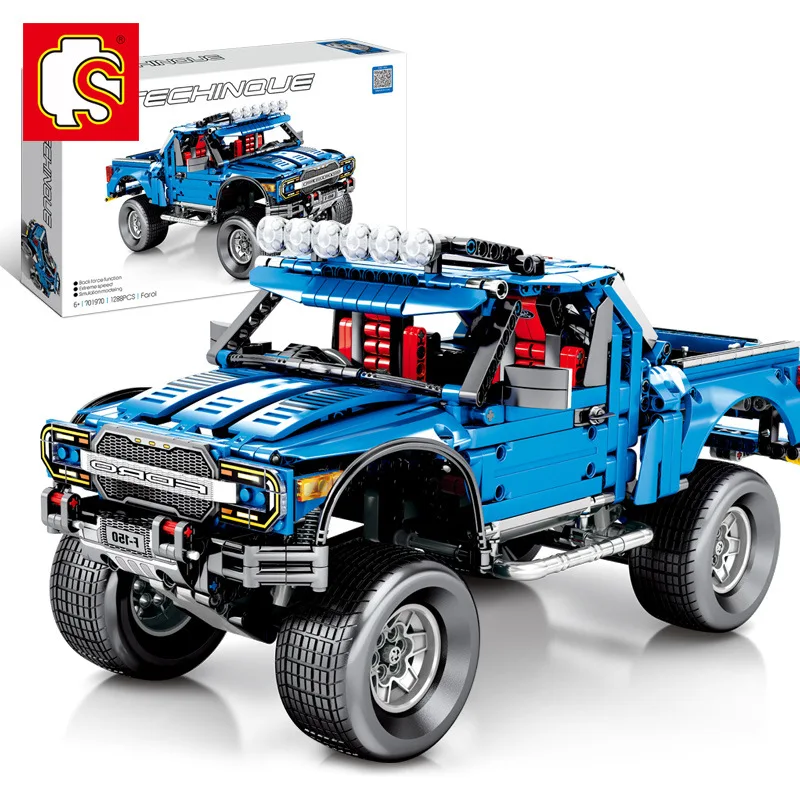 

Sembo Technic The F-150 Raptor Pickup Model Building Blocks Bricks Legoing 701970 Off-road Ford Trucks Educational Toys Diy Gift