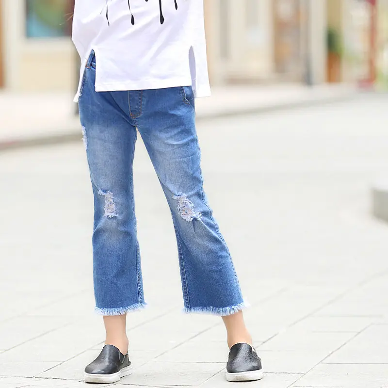 Jeans for Teen Girls Teenages Children s Denim Pants Overalls Be Kids Denim Pants Baby Girls