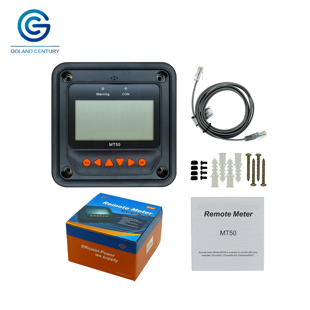 

EPever Remote Meter Controller MT50 for Solar Charge Controller LS-B LS-BP VS-BN Tracer-BN Tracer-A eTracer iTracer series