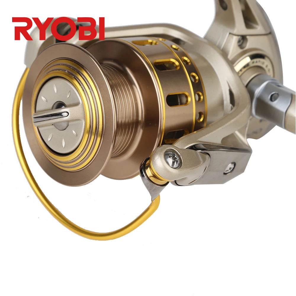 RYOBI TRESOR 1000/2000/3000/4000 5 несущая катушка+ быстрый набор оригинальных алюминиевая катушка для рыбалки в соленых водах, пресной воды Спиннинг катушки