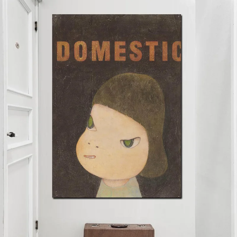 ariel doll Yoshitomo Nara Cartoon Sleepwalking Doll Drawing Japanese Painting HD Print Canvas Art Pictures Poster For Baby Kids Room Decor bratz dolls