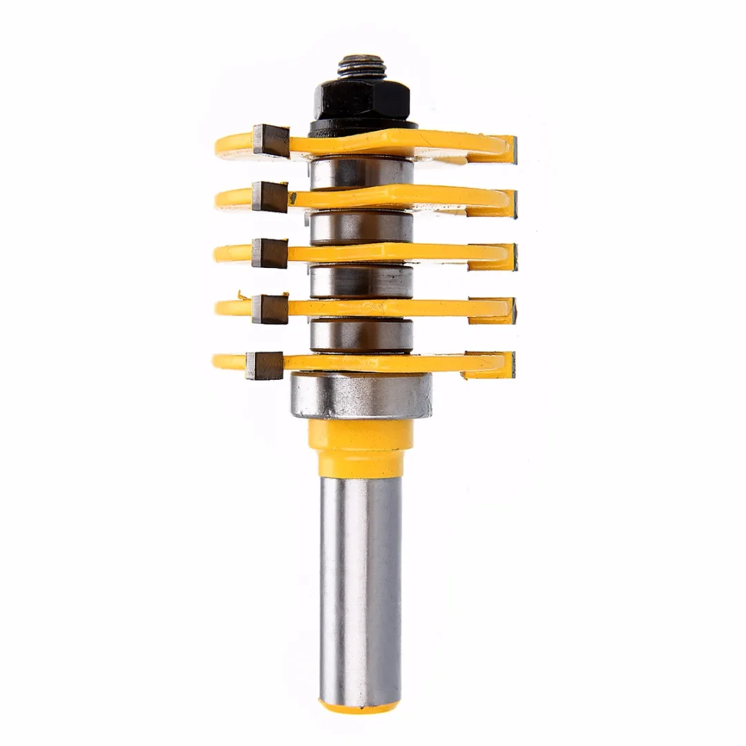 High Quality 1/2 inch Shank Drill Bit Rail and Stile Finger Joint Glue Router Bit Cone Tenon For Woodwork Cutter Tool