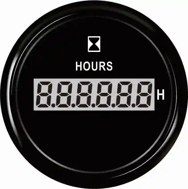 

Warranted 52mm Hour Meter Gauge 9-32V with Backlight
