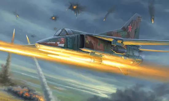 

1pcs Action Figures Kids Gift Collection For Trumpeter 05803 1/48 Mig-27M Flogger J Plastic Model Aircraft Kit