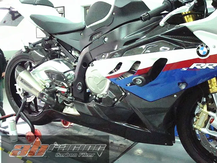 Нижние боковые панели Обтекатели живота для BMW S1000RR 2009- HP4 полностью углеродное волокно саржа