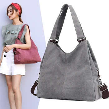 

New 2020 Women shoulder bag handbag female hobo tote bags ladies crossbody messenger bag High Quality canvas purse