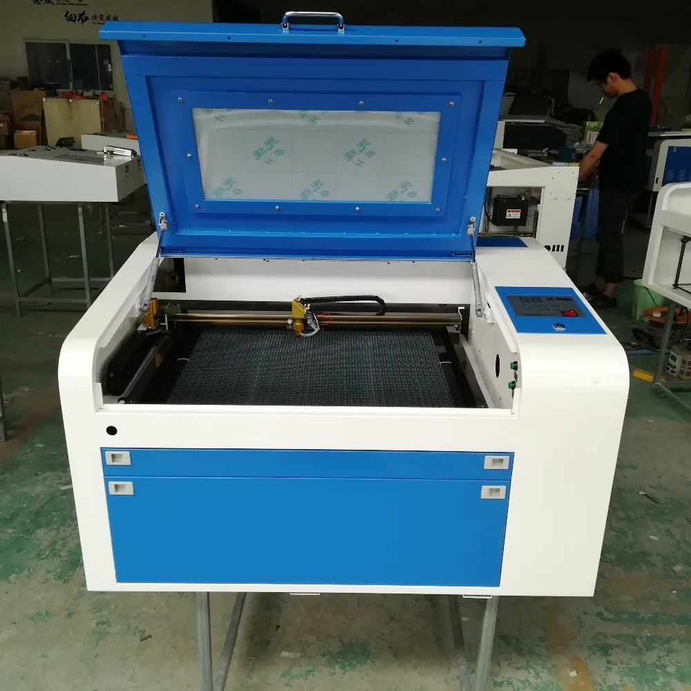

4060 laser machine with 400*600mm electrical up and down working table and air compressor engraving and cutting acrylic