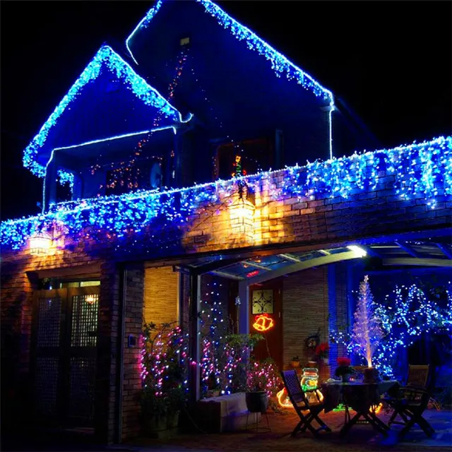 6m 256 Bulbs Curtain Led Lights Decoration Wedding Light String 6m 256 Bulbs Curtain Led Lights Decoration Wedding Light String Christmas Garland New Year Holiday Party