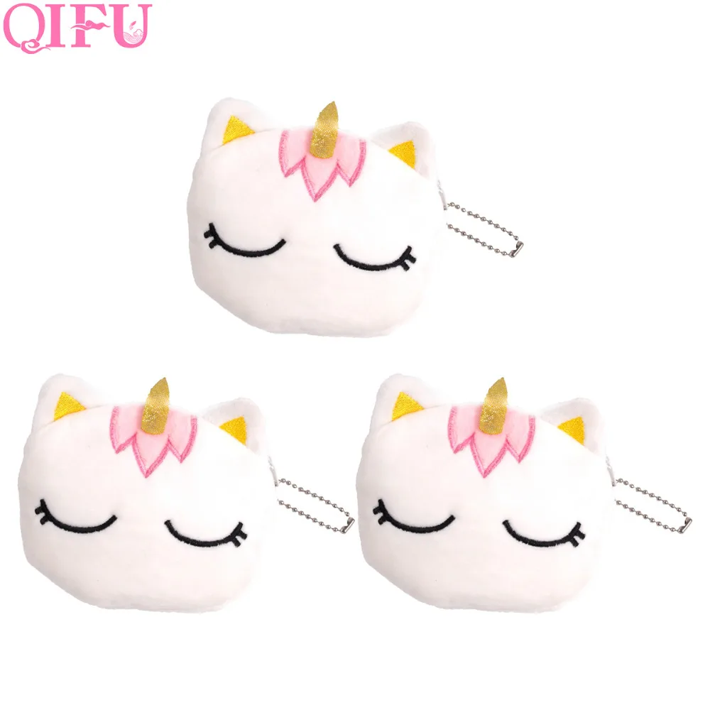 

QIFU 1pcs Small Coin Purse Party Favors GIfts To Guests Unicorn Bags Unicorn Birthday Party Supplies Girls Favors Party Gifts