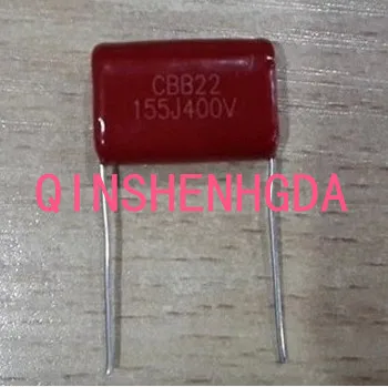 

100pcs CBB Polypropylene Film Capacitor 400V 155J 1.5uf 155 P20=MM