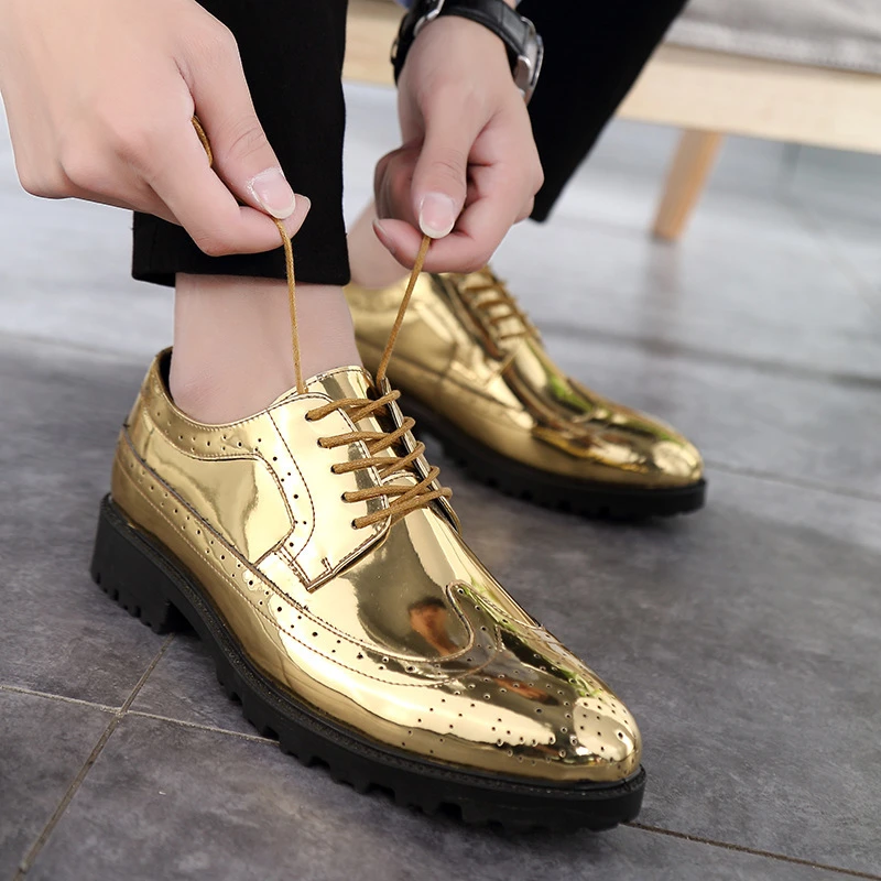 street style store gold flats