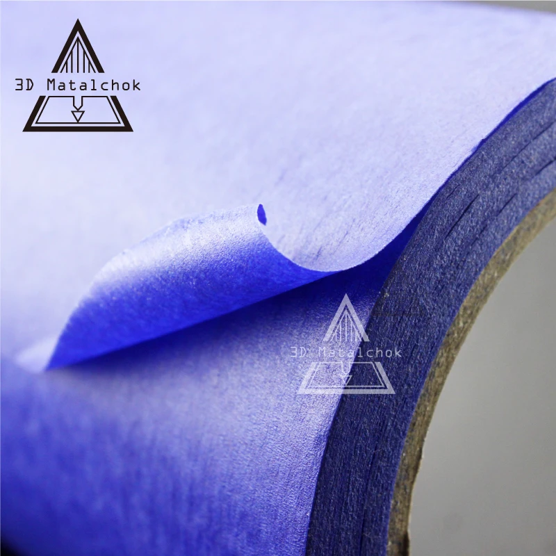 Части 3d принтера синяя лента 50 мм/160 мм шириной 30 м 50 мм* 30 м/160 мм* 30 м кровать RepRap лента, малярная лента для художников