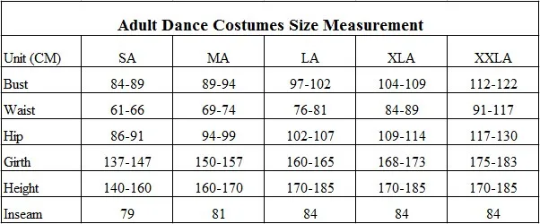 Dance costume--adult size
