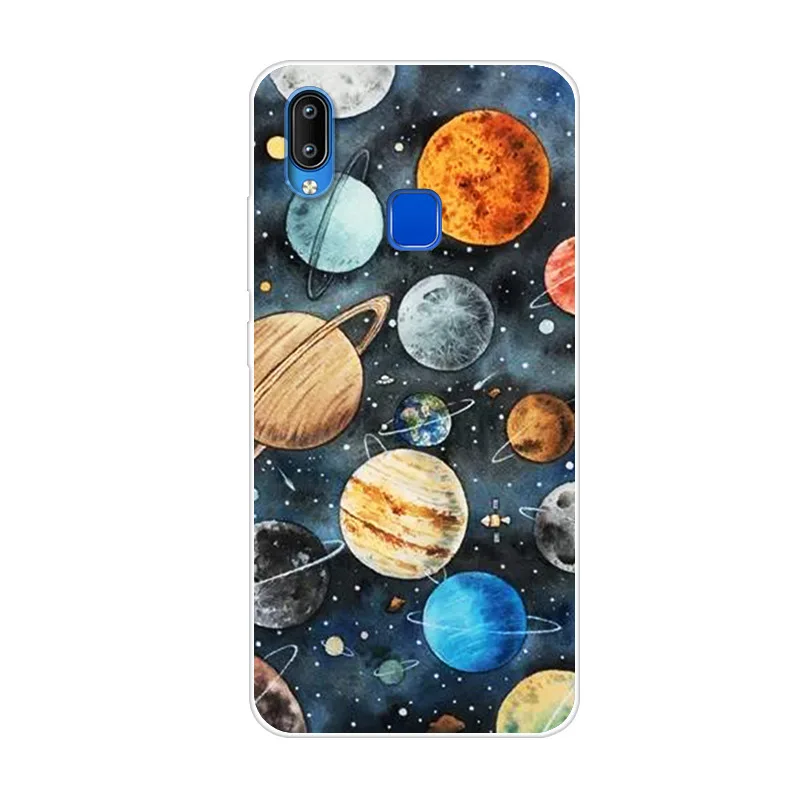 Чехол для Vivo Y91 мягкие силиконовые чехлы 6 22 дюйма из ТПУ телефона Y 91 задняя крышка