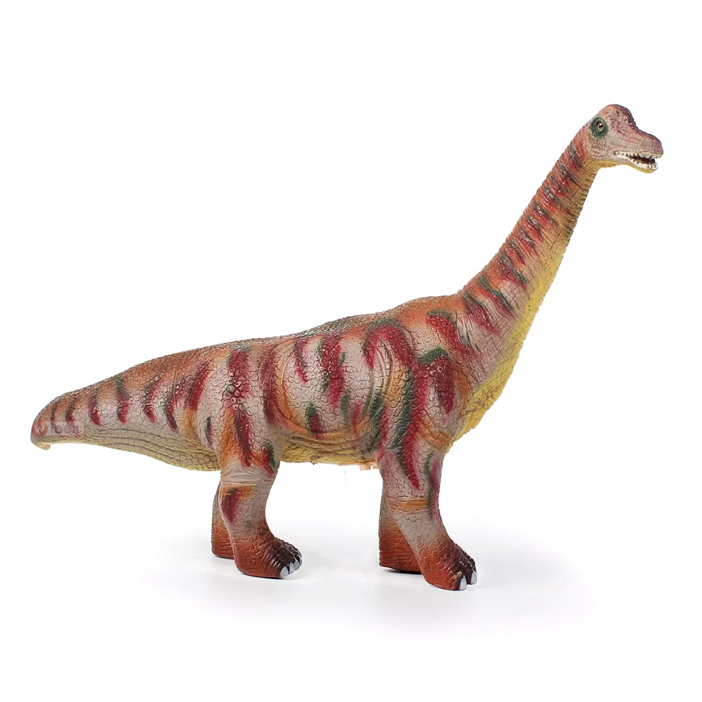 Jurassic большая игрушка динозавр Brachiosaurus Tarbosaurus мягкие пластиковые фигурки животных модель Рождественский подарок