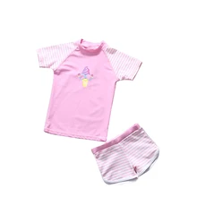 Dollplus/ летняя одежда для плавания для девочек детский солнцезащитный для плавания пляжный купальный костюм детский купальный костюм из 2 предметов купальники для малышей