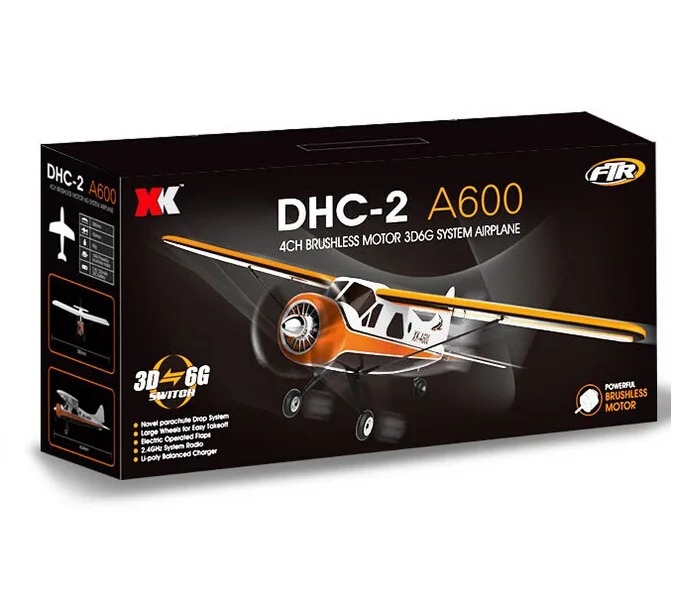 Оригинальный XK A600 4CH 3D6G бесщеточный радиоуправляемый самолет RTF 2 4 ГГц