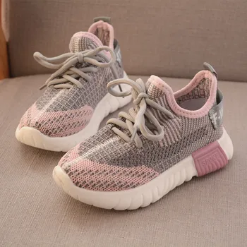 

davidyue 2019 girls boys mesh sneakers children kids shoes running mesh breathable baby sneakers casual sport kids sneakers