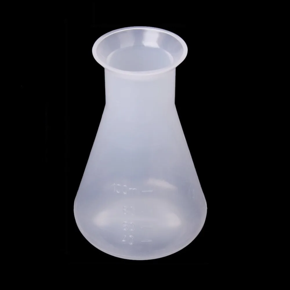 

Deoxygene Erlenmeyer Flask for Chemistry Laboratory Plastic Transparent - 100ml.