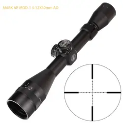 L MARK AR MOD-1 4-12X40 АО Mil-Dot Сетка прицелы для охоты 1 дюймов трубка Turrets сброс тактический прицел